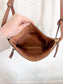 Fossil Leather Crossbody Bag in Brown