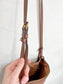 Fossil Leather Crossbody Bag in Brown