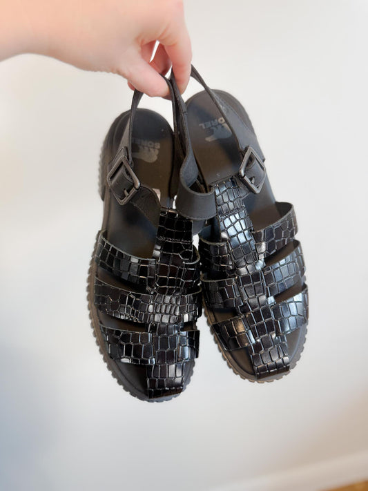 SOREL Ona Streetworks Fisherman Thick-Soled Sandal (Size 9)