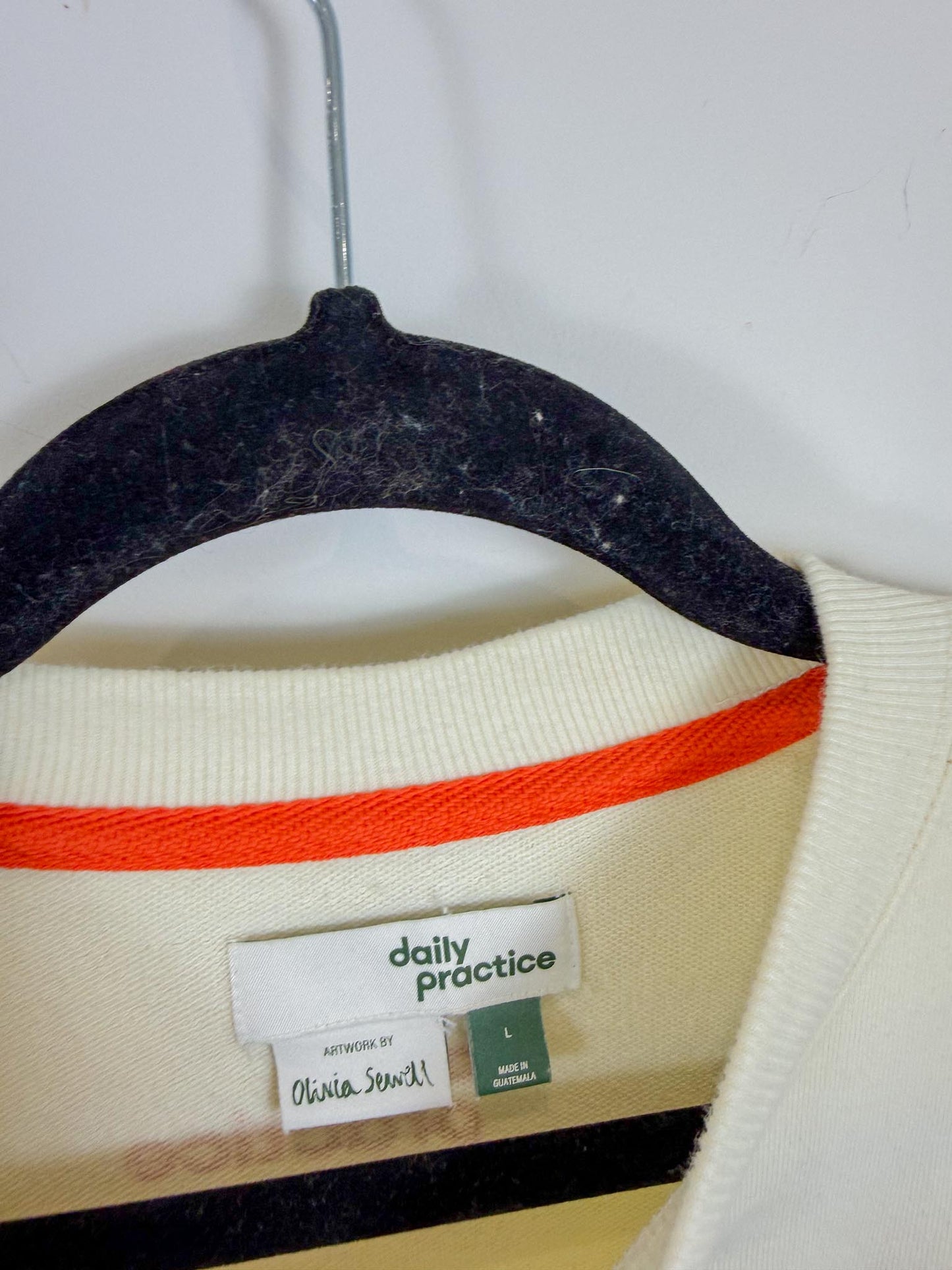 Anthropologie "Daily Practice Less Regrets Sweatshirt" (Size L)