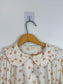 DOEN "Bel Ruffled Silk-charmeuse Blouse in Floral" (Size S)