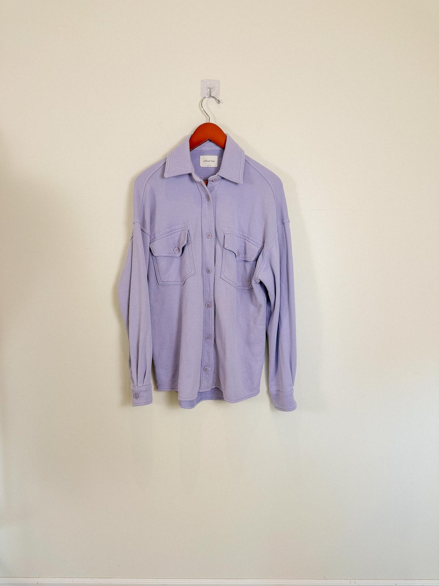 Wilfred "Free Terry Fleece Shirt Jacket" (Size S)