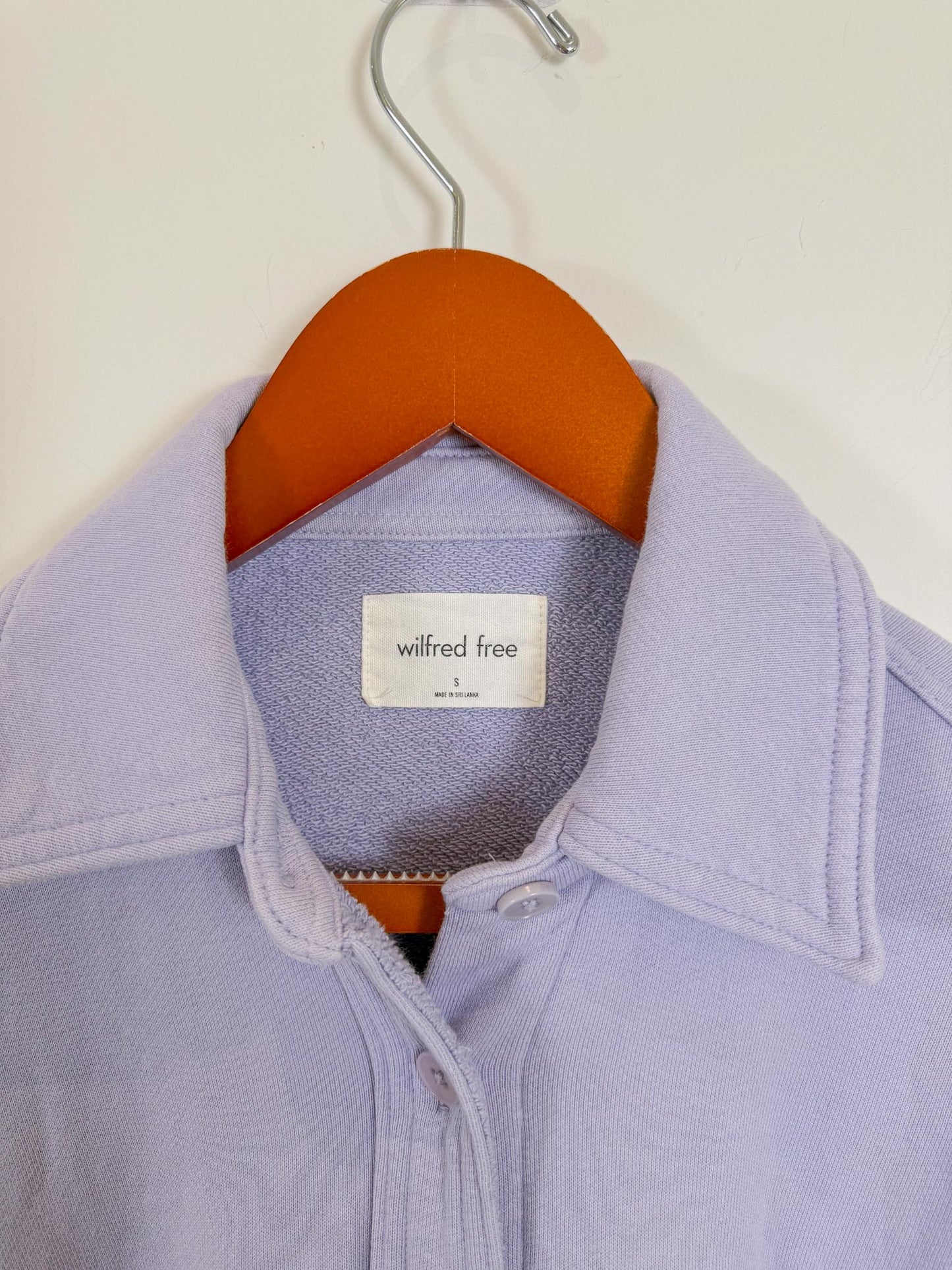 Wilfred "Free Terry Fleece Shirt Jacket" (Size S)