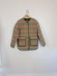 Rachel Zoe Checkered Chore Coat in Green/Red Check NWT (Size XS-M)