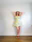 Abercrombie & Fitch Mini Dress in Lemon Italian Coastline Print (Size L)
