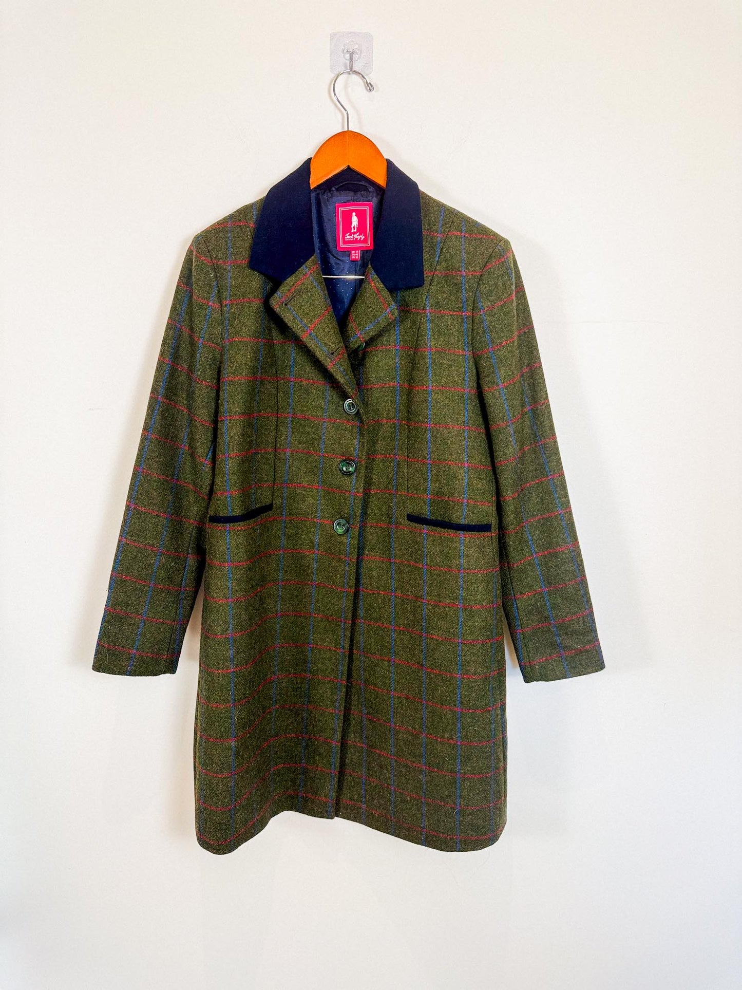 Jack Murphy Dublin "Isabella Tweed Coat in Green" (Size M)