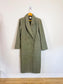 Torn by Ronny Kobo Tyra Peacoat in Moss Green (Size L)