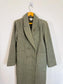 Torn by Ronny Kobo Tyra Peacoat in Moss Green (Size L)