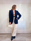 Vintage Navy Oversized Blazer (Size L)