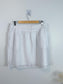 LOFT White Linen Mini Skirt (Size XL)