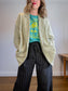H&M Oversized Blazer in Light Green NWT (Size L)