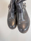 FYRE "Veronica Leather Bootie in Black" (Size 8)