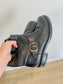FYRE "Veronica Leather Bootie in Black" (Size 8)