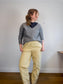 Theory V-Neck Yak & Merino Wool Sweater in Grey (Size L)