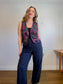 Vintage Floral Vest (Size XL)