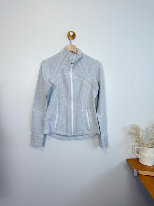 Lululemon Zip Up Athletic Jacket in Grey SOLD AS IS (Size 8)