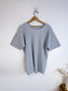 Issey Miyake Homme Plisse Designer Pleated T-Shirt in Grey (Size L)
