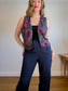 Vintage Floral Vest (Size XL)