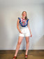 AGOLDE "Parker Long Short in White" NWT (Size 33)