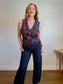 Vintage Floral Vest (Size XL)