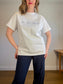 MR.SATURDAY Designer "Do Not Disturb" Graphic T-Shirt in White (Size M)