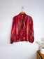 Vintage Blouse with Neck Tie in Red (Size M/L)