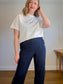 MR.SATURDAY Designer "Do Not Disturb" Graphic T-Shirt in White (Size M)