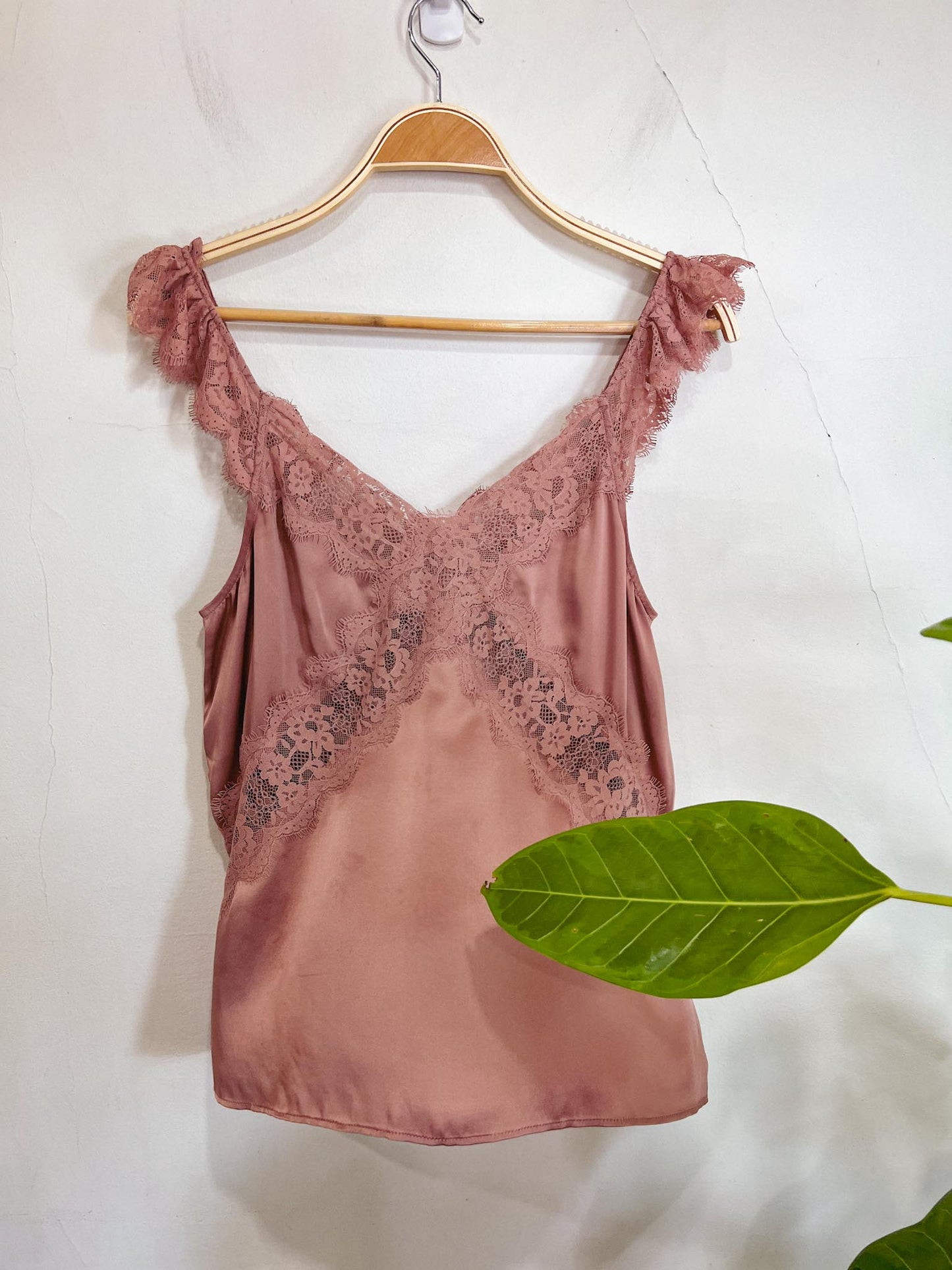 CAMI NYC Silk Lace Camisole (Size M)