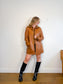 Vince Half Zip Pullover Jumper in Brown (Size M)