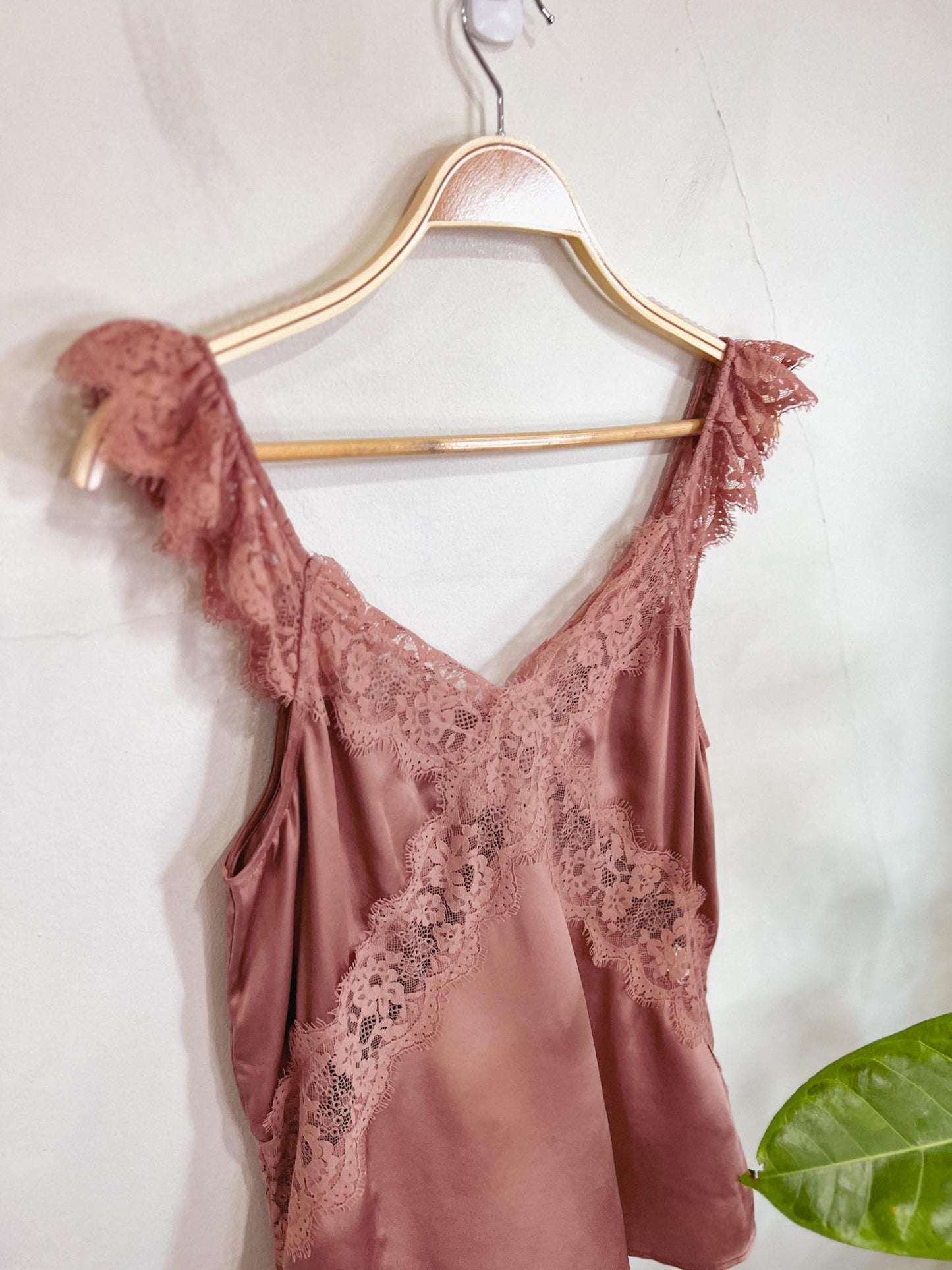 CAMI NYC Silk Lace Camisole (Size M)