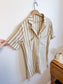 Rylee & Cru Striped Linen Blouse (Size S/M)