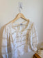 Vintage 1950s Lou Larry Lace Puff Sleeve Blouse (Size S/M)