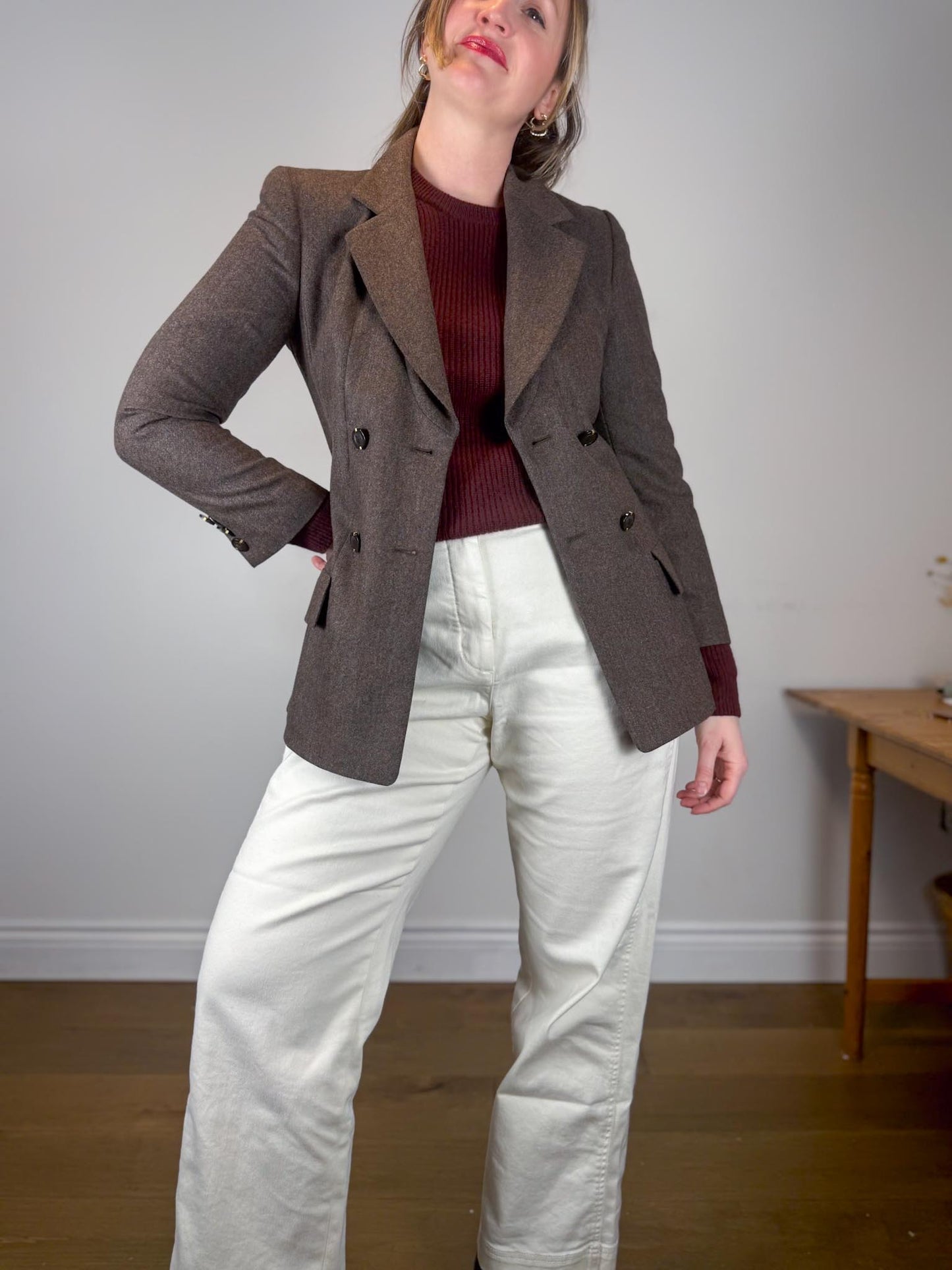 ERIC BOMPARD Cashmere Sweater in Maroon (Size M/L)