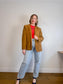 Oak + Fort Faux Suede Jacket in Camel NWT (Size M/L)