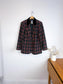 Vintage Plaid Blazer in Black/Red (Size L)