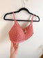 Knix "Deep V Lace Bralette in Pink Sorbet" NWT (Size XL)