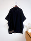 Theory Palomino Reversible Wool Cape Jacket in Black (Size M/L)