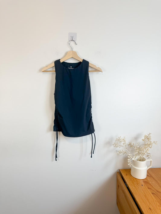 Knix "Sculpt Tankini Top in Black" (Size S)