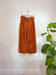 & Other Stories Linen Blend Belted Culottes in Rust (Size 2)