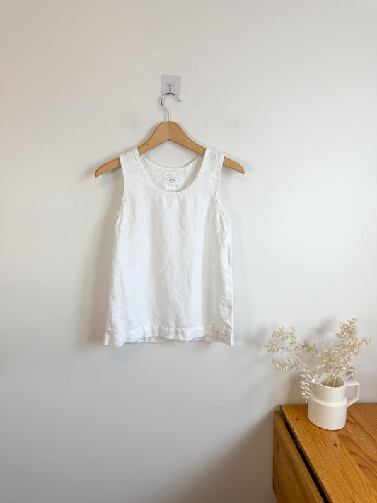 Cedar & Vine Slow Fashion "The Essential Tank in White" (Size XS-S)