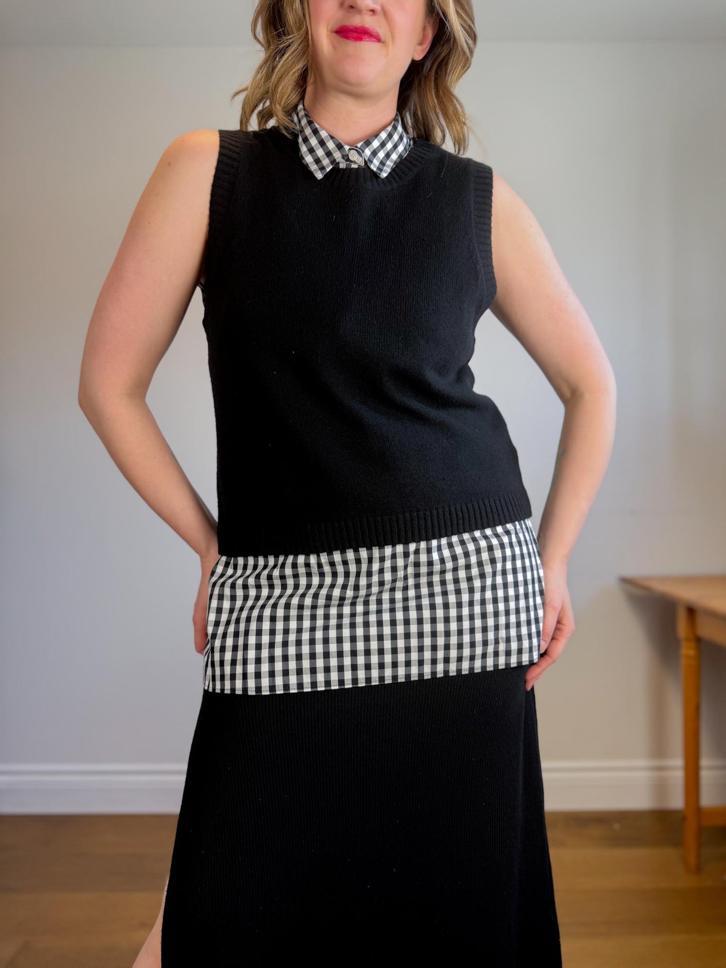 Part Two Sweater Vest in Black (Size L)