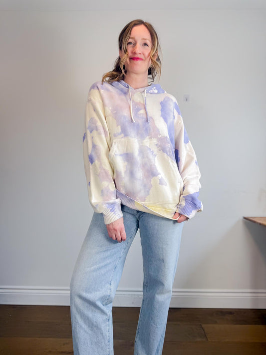 Cotton Citizen "Brooklyn Oversized Hoodie in Lilac Blast Tie Dye" SOLD AS IS (Size L)