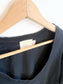 Nation Ltd Slow Fashion Black Mini Dress with Puff Sleeve (Size S)