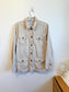 Vintage Linen Shacket in Oatmeal (Size XL)