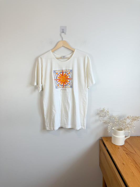 Vintage Florida Sun Graphic Tee (Size M)