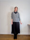 Theory V-Neck Yak & Merino Wool Sweater in Grey (Size L)