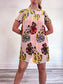 Anthropologie Burnout Velvet Floral Dress SOLD AS IS (Size XS-M)