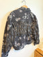Saltwater Luxe Floral Denim Jacket with Tassels (Size S/M)