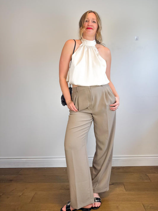 Wilfred "The Effortless Pant" in Grey SOLD AS IS (Size 14)