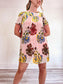 Anthropologie Burnout Velvet Floral Dress SOLD AS IS (Size XS-M)